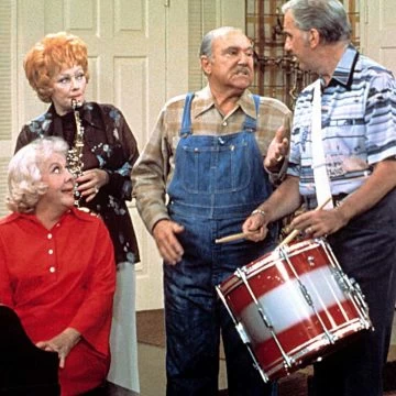 Lucille Ball in a TV special, "Lucy Calls the President."