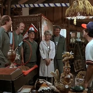 Klinger redecorates the office, and Sherman Potter says that it looks like Polly Adler's parlor.