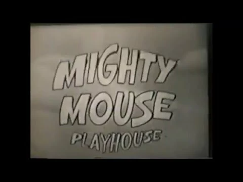 "Mighty Mouse Playhouse" may have not looked like much when it came on, in not so glorious black and white, but it heralded the future: Saturday morning cartoons.