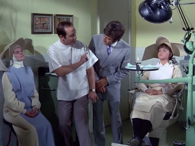 In an episode of "The Flying Nun," Sister Bertille is put under hypnosis in order to have her nerves calmed, so a dentist can work on her teeth.