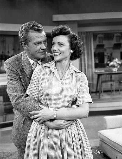 Bill Williams co-starred with Betty White in "Date with the Angels."