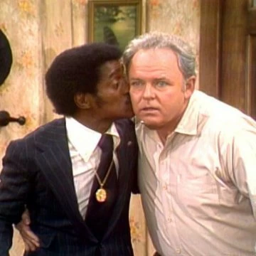 The episode where Sammy Davis visits the Bunker household was one of the most classic moments in television history.