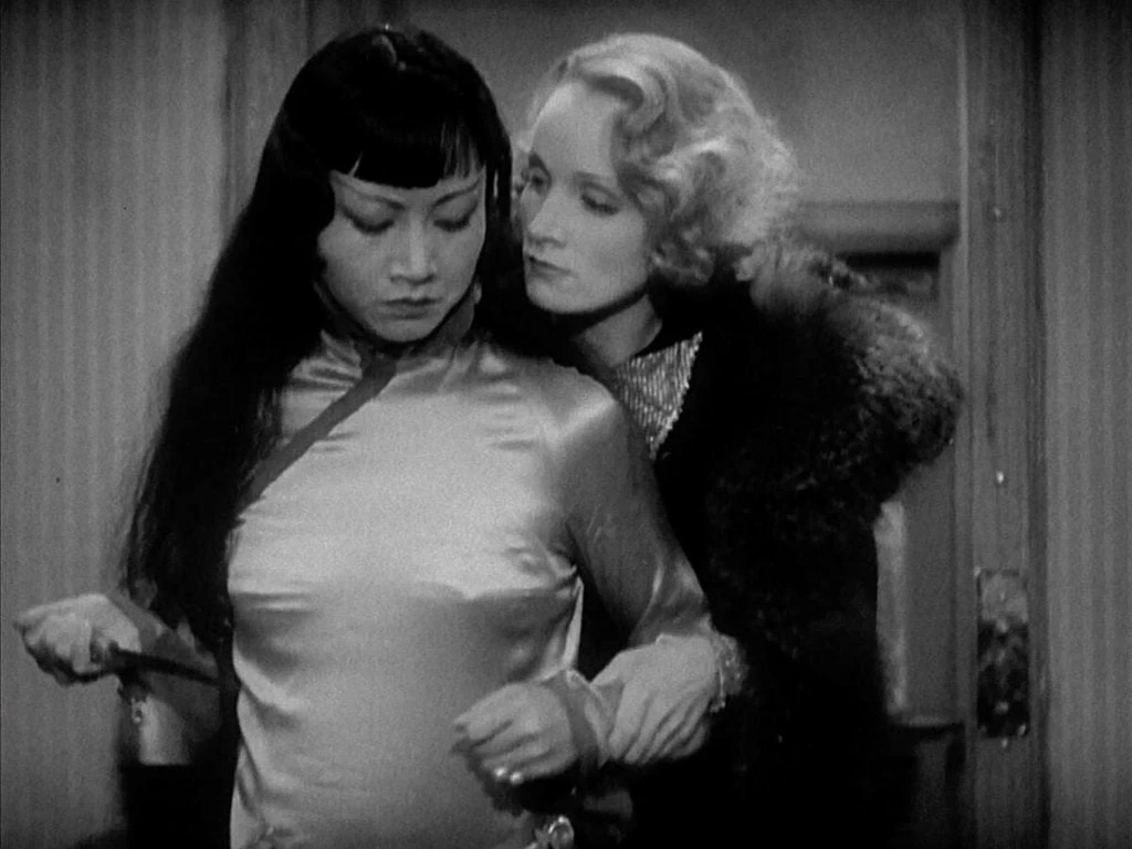 Anna May Wong and Marlene Dietrich in the 1932 film, "Shanghai Express."