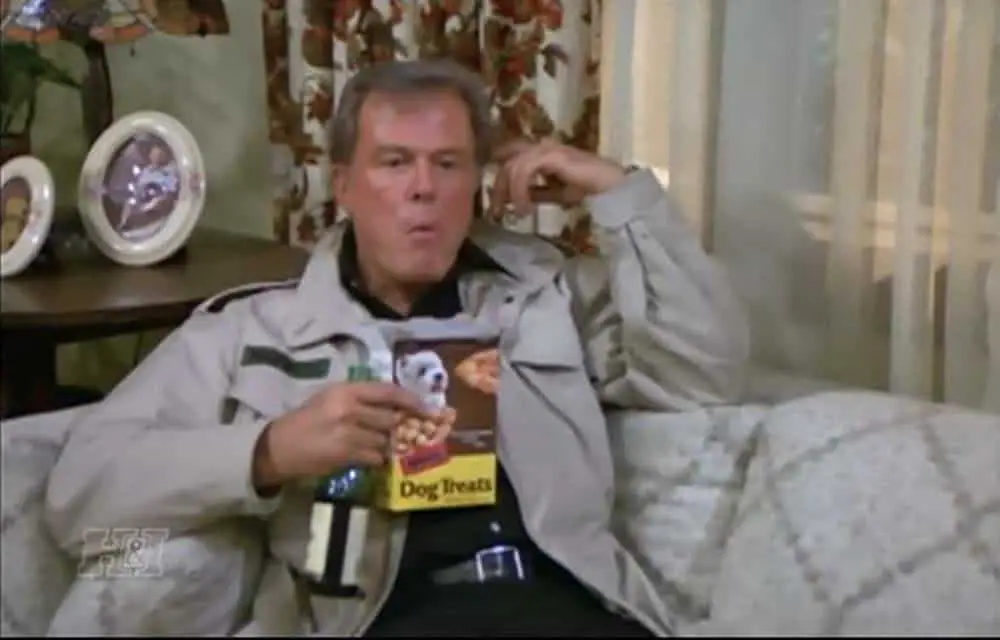 Always game for anything, even apparently eating dog treats, Robert Culp played FBI agent Bill Maxwell in the 1980s TV series, "The Greatest American Hero."