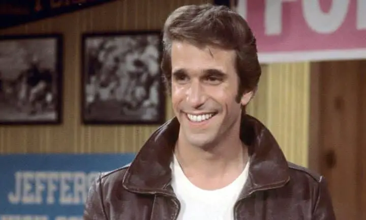In the "Happy Days" episode, "Two Angry Men," the Fonz sues Howard Cunningham.