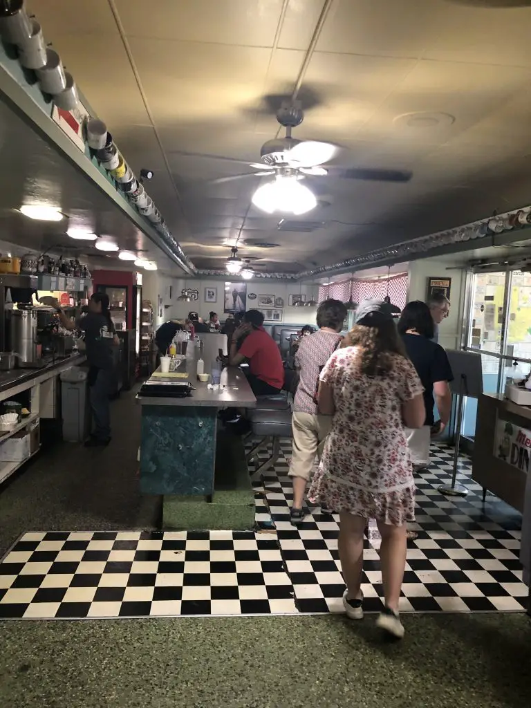 The inside of the real Mel's Diner, made famous by the TV series, "Alice" and the movie before that, "Alice Doesn't Live Here Any More."
