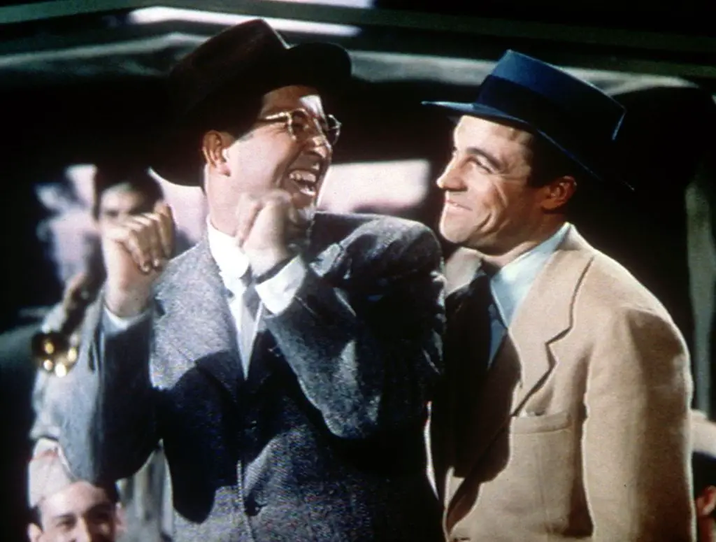 Phil Silvers and Gene Kelly starred in the 1944 movie, "Cover Girl."