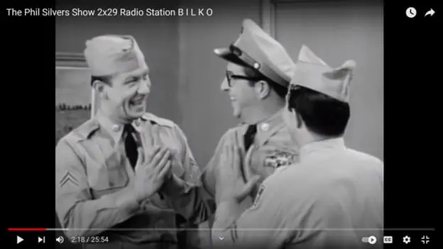 Phil Silvers, comedian and possible inventor of the hand gesture, the high five.