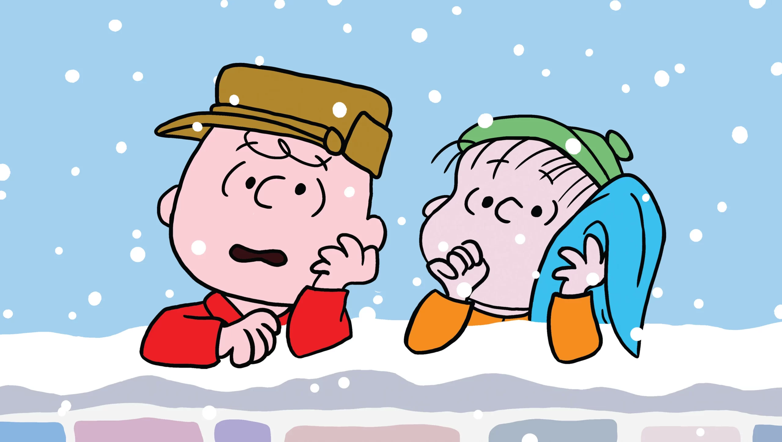 Charlie Brown (Peter Robbins) and Linus (Christopher Shea) lament how Christmas has become commercialized.