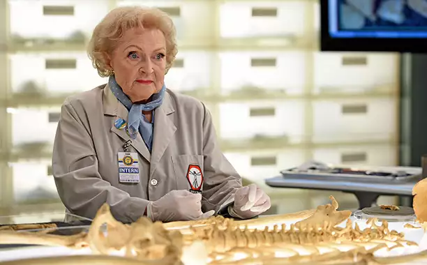 Betty White played a scientist on "Bones."