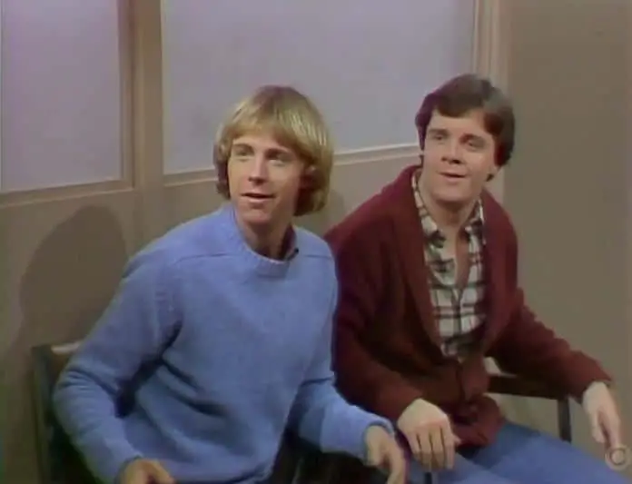Early in their careers, Dana Carvey and Nathan Lane starred in a 1982 sitcom on NBC called "One of the Boys."