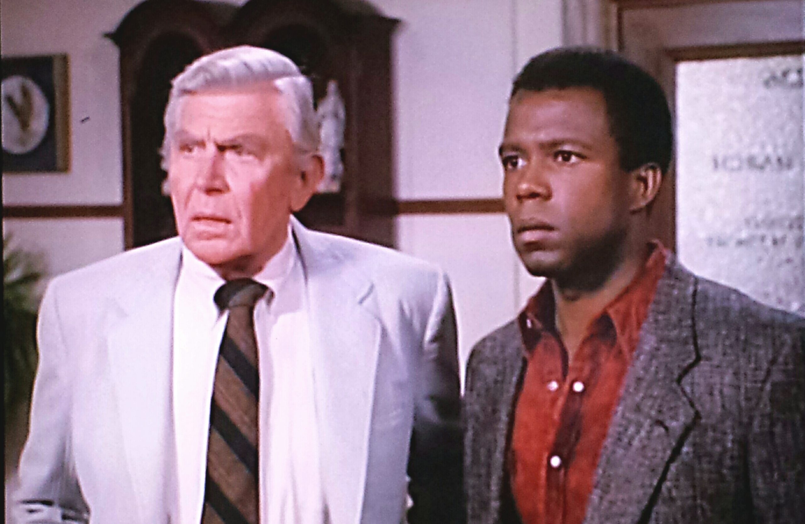 Clarence Gilyard played Conrad McMasters on "Matlock." And, of course, Andy Griffith starred as the indefatigable attorney, Ben Matlock.