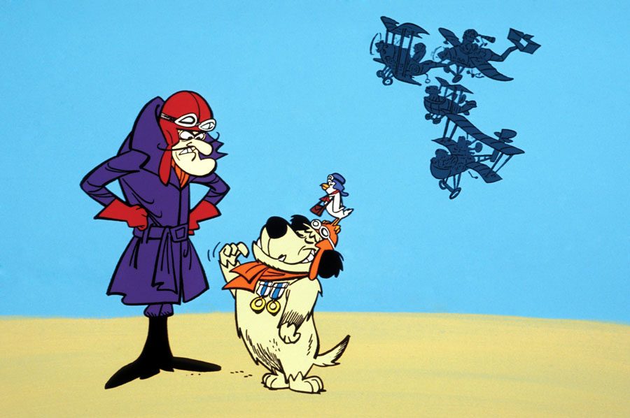 Dastardly and Muttley may have not been based on historical figures exactly, but Yankee Doodle Pigeon was.