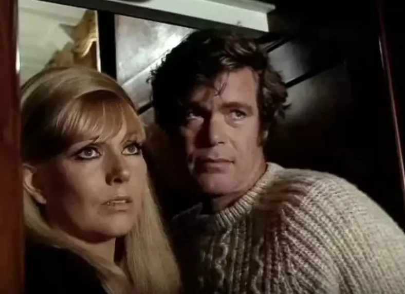 Kim Novac and Doug McClure starred in the 1975 ABC TV-movie, "Satan's Triangle."