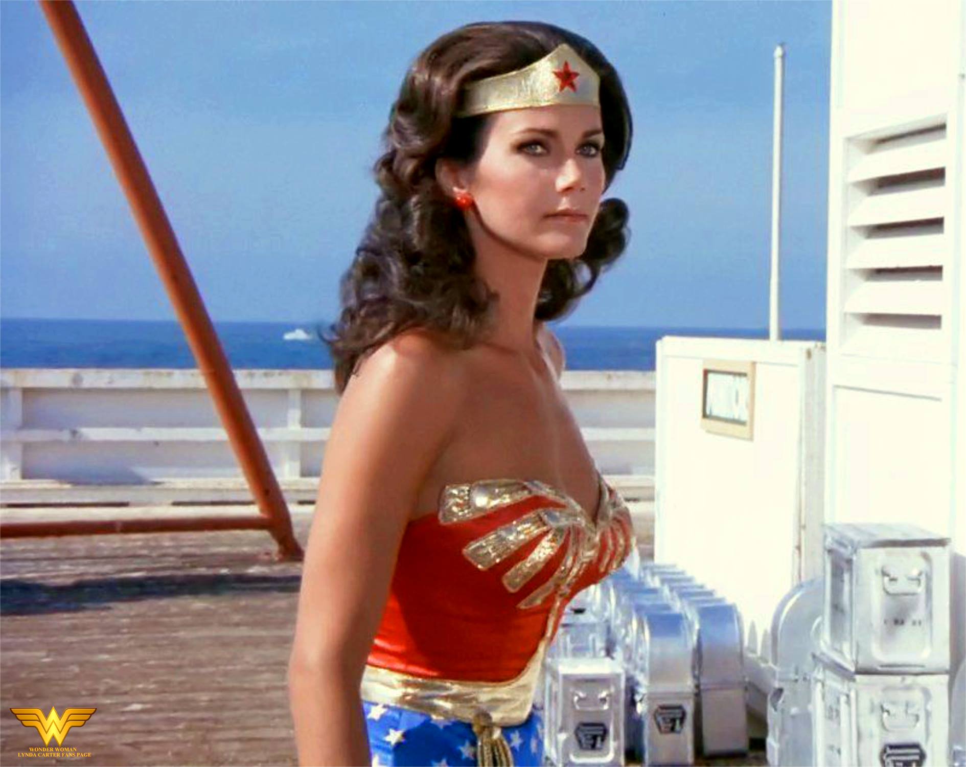 Wonder Woman was one of the many TV characters to visit the mysterious Bermuda Triangle.